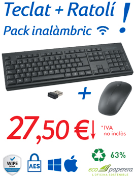 Pack inalàmbric Kensington KM150 EQ