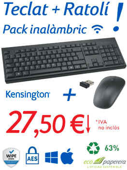 Pack inalàmbric Kensington KM150 EQ