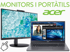 Monitors i Ordinadors portàtils ACER