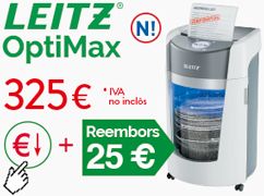 Destructora de paper LEITZ IQ OptiMax