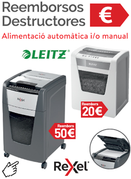 Destructores REXEL-LEITZ  auto-manuals REEMBORS