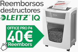 Destructores LEITZ IQ amb promo reembors