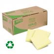 Línia groga ECO 100% reciclat. Pack de 12 blocs de 100 fulls. 
Mida 75 x 75 mm...