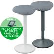 Tamboret Leitz Ergo Active Comfort Stand amb seient triangular d’escuma de do...