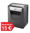 Destructora REXEL Momentum X415 per a l'oficina.
- Boca d'entrada 22,3 cm.
- C...