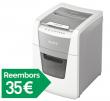 Destructora LEITZ IQ Auto+ 100 P4 per a l'oficina.
- Boca d'entrada 22 cm.
- C...