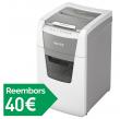 Destructora LEITZ IQ Auto+ OFFICE 150 P4 per a l'oficina.
- Boca d'entrada 22 c...