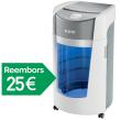 Destructora LEITZ IQ Office P4 per a l'oficina.
- Boca d'entrada 22,3 cm.
- Ca...