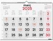 Calendari enquadernat amb espiral i ganxo per penjar
a la paret. Paper 120 g. F...