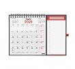 Calendari paret enquadernat amb espiral i ganxo per penjar. Paper de 120 g. Case...